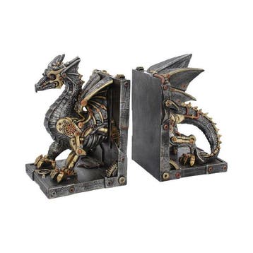 Boekensteunen - Hars - Dragon - steampunk