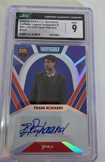 2024-25 DAKA Barcelona Ineffable Frank Rijkaard AUTO Silver