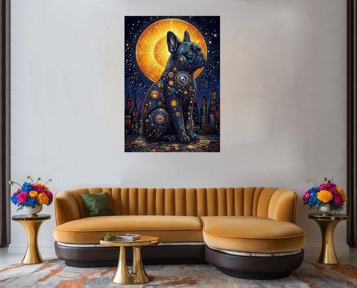 LuisonArt - Il Guardiano Cosmico - XXL, Antiquités & Art, Art | Peinture | Moderne