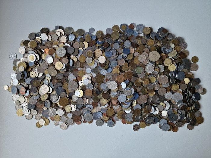 Wereld. Collection of coins (Zonder minimumprijs), Postzegels en Munten, Munten | Europa | Niet-Euromunten