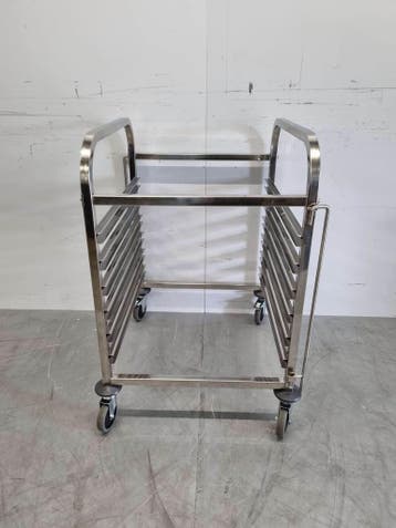 Chariot à étagères HCB en acier inoxydable 6 x 2/1 GN, 95, Verzenden