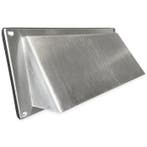 Buitenluchtrooster RVS schuine kap 250 x 125mm, Doe-het-zelf en Bouw, Verzenden, Nieuw
