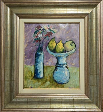 Lluís Domingo Abelló (1917) - Armonía en violeta, Antiek en Kunst, Kunst | Schilderijen | Klassiek