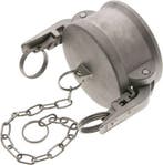 Embout de sécurité Camlock DN 75 (3) en acier inoxydable, Verzenden