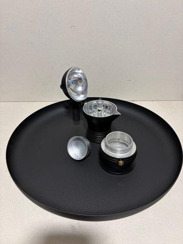 Alessi - Koffiepot (2) - Alessi Pulcina Black Edition 1 Cup