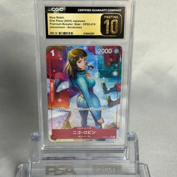 Bandai - 1 Graded card - One Piece - Nico Robin OP05-010