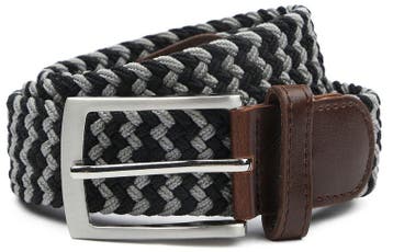 Suitable Geweven Riem Antraciet Zwart maat 95 Heren, Vêtements | Hommes, Ceintures, Verzenden, Riem of Ceintuur