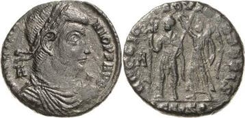 Follis 350, Kaiserzeit Vertranio 350, Postzegels en Munten, Munten en Bankbiljetten | Verzamelingen, Verzenden