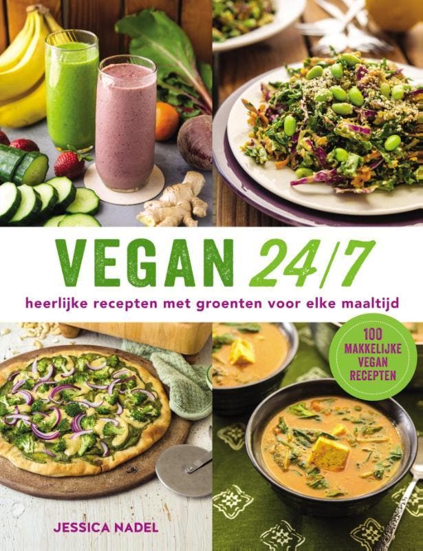Vegan 24/7 9789048311828 Jessica Nadel, Boeken, Kookboeken, Gelezen, Verzenden