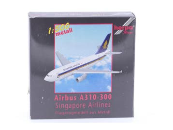 Schaal 1:500 Herpa 500937 Singapore Airlines Airbus A310-..., Ophalen of Verzenden, Gebruikt