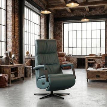 Leren relaxfauteuil met hartbalans Core - Toledo Whale, Bohemian, Industrieel, Modern, Scandinavisch, Nieuw, Ophalen of Verzenden