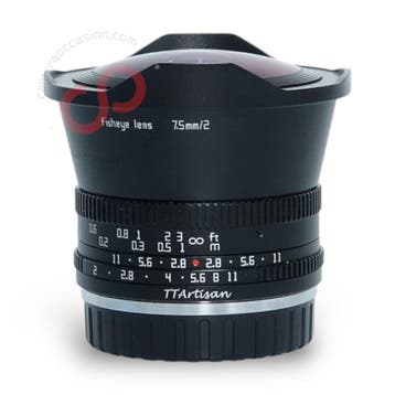 TTartisan Fisheye Lens 7.5mm 2.0 Pro (Fuji) nr. 3432, Ophalen of Verzenden, Zo goed als nieuw