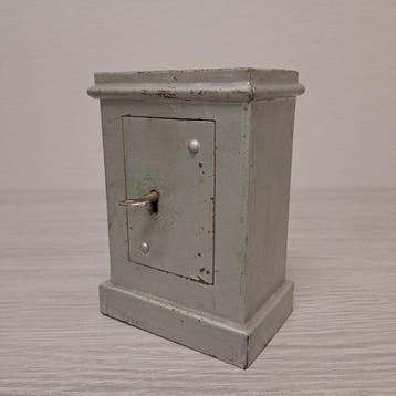 Spaarpot - Smeedijzer - Miniatuurkluis /spaarpot