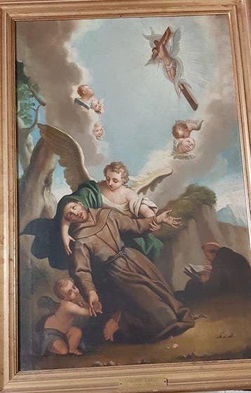 Pompeo Batoni (1708-1787), Seguace di - Estasi di San