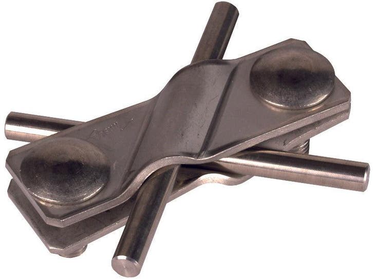 DEHN SV Klem V4A Voor FL 30/30mm RD 7-10/7-10mm - 308229, Bricolage & Construction, Électricité & Câbles, Envoi