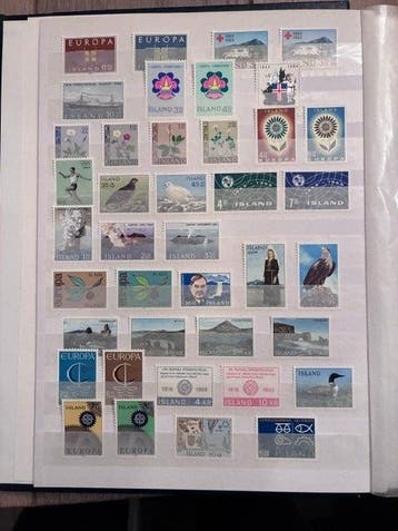 Islande 1960/2014 - À vendre timbres dIslande, collection, Gestempeld