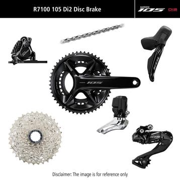 Shimano 105 R7170 DI2 Disc Groepset 12 Speed NEW !, Vélos & Vélomoteurs, Ophalen of Verzenden, Overige typen