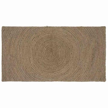 vidaXL Vloerkleden Grijs 80 x 150 cm Jute, Verzenden