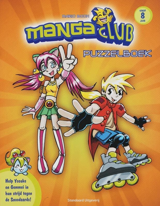 Manga club puzzelboek 9789002221477 M. Boon, Boeken, Kinderboeken | Jeugd | 10 tot 12 jaar, Gelezen, Verzenden