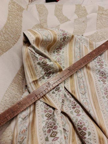 Lussuosa coppia di tessuti darredo made in Italy - Textiel