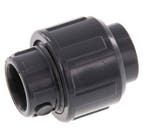 PVC Fitting Lijmmof Recht 16x34mm EPDM [2 stuks], Verzenden