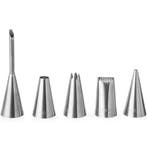 Spuitmondjes | RVS | 5-delig HENDI, Verzenden, Nieuw in verpakking