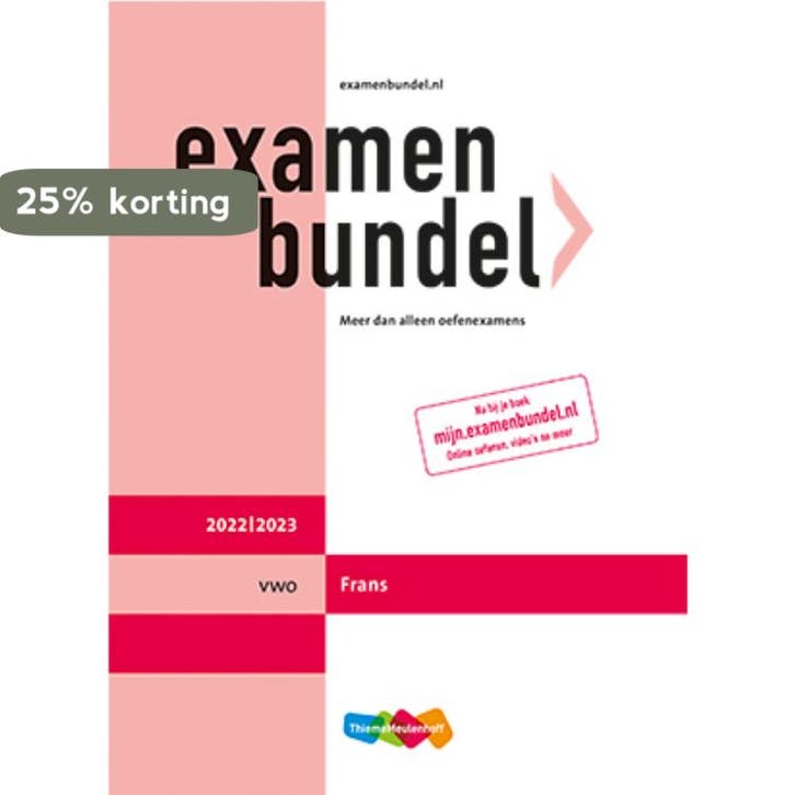 Examenbundel vwo Frans 2022/2023 9789006639766 Maran Lubse, Boeken, Studieboeken en Cursussen, Gelezen, Verzenden