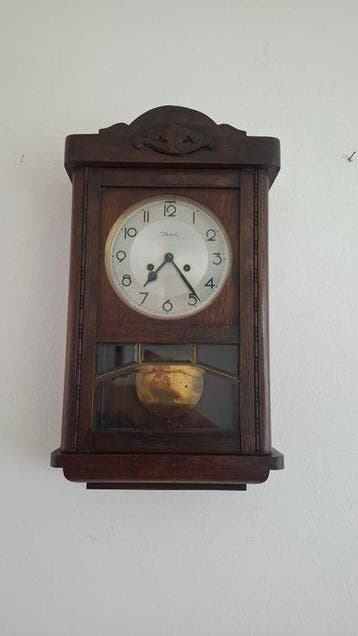 Regulateur wandklok - - Eik - 1930-1940 - Bimbammer