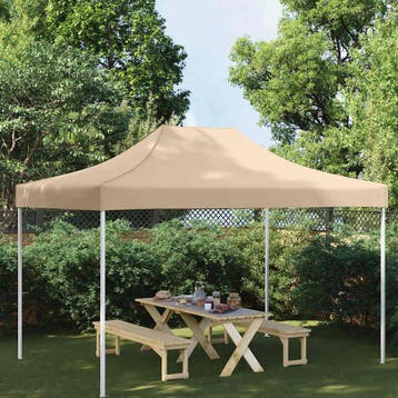 vidaXL Partytentdak 270 g/m² 4,5x3 m beige, Verzenden