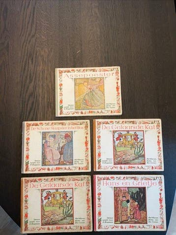 Rie Cramer (ill) - Set of fairy Tales: Assepoester, De