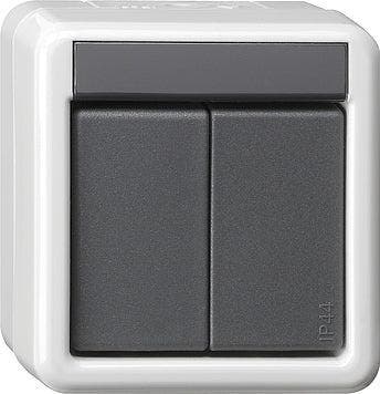 Gira Bouton-poussoir KNX 2-voies 2-points pour montage en, Verzenden