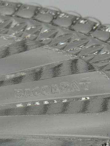 Baccarat - Plat - Cristal -  NO RESERVE 1€