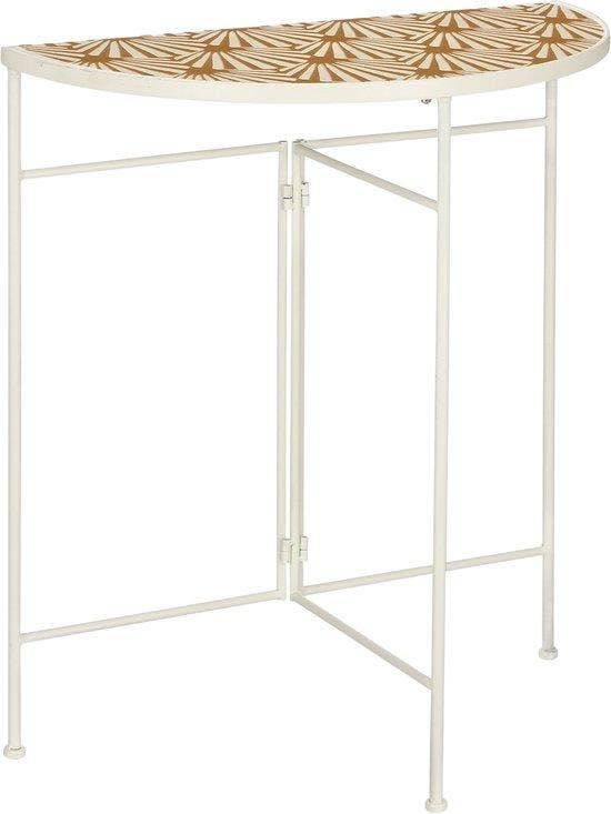 2dekans | Mica Decorations Odile Wandtafel voor Buiten - L63, Tuin en Terras, Tuintafels, Ophalen of Verzenden