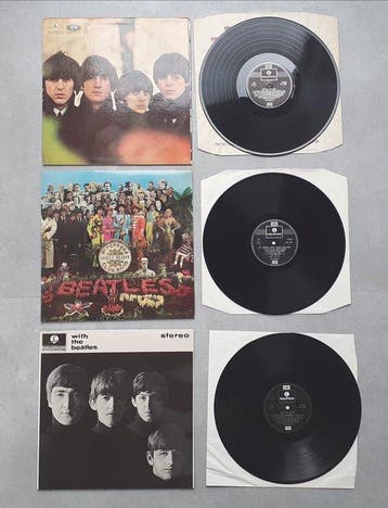 Beatles - 3 beautiful UK reissues of The Beatles from the, Nieuw in verpakking