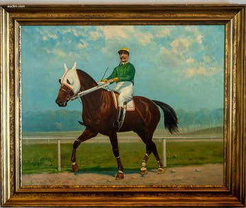 Olieverfschilderij op doek Hendrik Matthysen 1916...