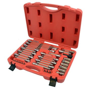 Lange Torx bit set 1/4 “en 1/2 “ - 38 delige spline – torx –, Ophalen of Verzenden, Nieuw
