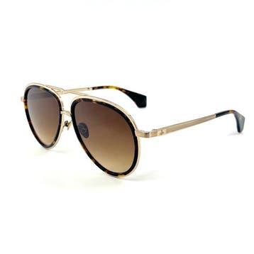 Vivienne Westwood - *NEW* - Gold Metal - Brown Lenses -
