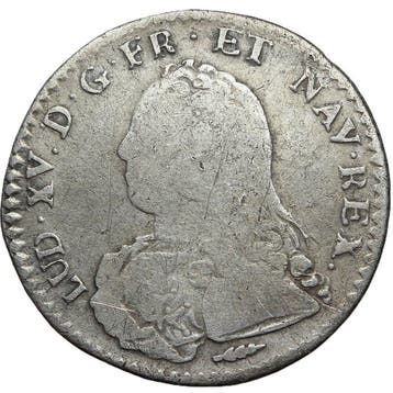 France. Louis XV (1715-1774). 1/10 Écu 1627-X, Amiens (Sans