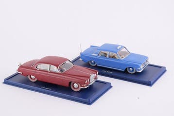 Kuifje - 3 Les Roches Noires - voitures à l’échelle 1:43 -