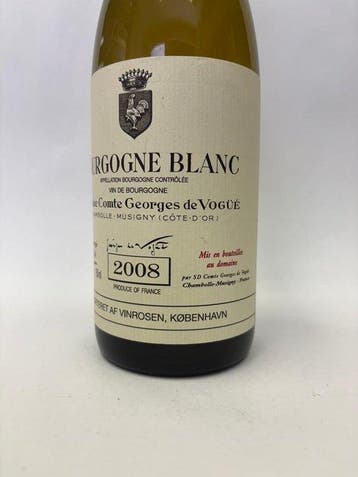 2008 Domaine Comte Georges de Vogüé - Bourgogne Blanc - 1, Verzamelen, Nieuw