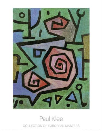 Paul Klee - “Heroische Rosen, 1938”.