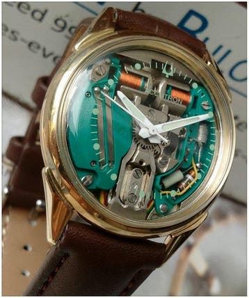 Bulova Accutron Spaceview-Révisée - Homme - 1968, Handtassen en Accessoires, Horloges | Heren, Nieuw