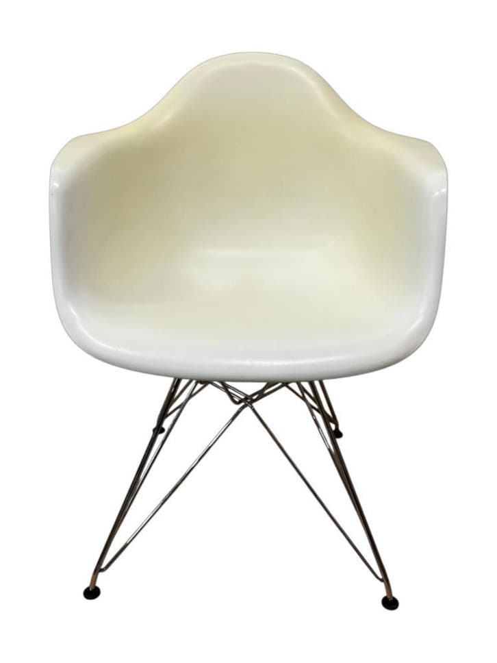 10x Gebruikte Vitra Dar Kuipjes - Kleur Wit, Maison & Meubles, Chaises de bureau, Envoi