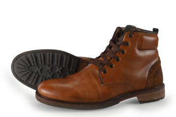 Travelin Veterboots in maat 40 Cognac, Kleding | Heren, Schoenen, Overige kleuren, Verzenden, Boots, Zo goed als nieuw