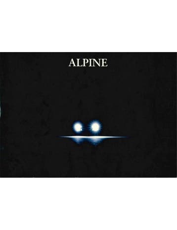 1991 ALPINE A610 TURBO BROCHURE NEDERLANDS