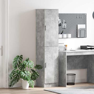 Highboard Betongrijs | Tweede kansje | OP = OP, Huis en Inrichting, Kasten | Dressoirs, Minder dan 50 cm, Gebruikt, Verzenden