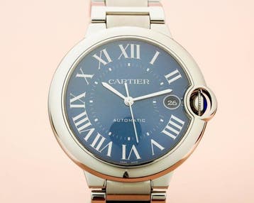 Cartier - Ballon Bleu 40 mm Blue Dial - WSBB0061 - Unisexe -, Nieuw