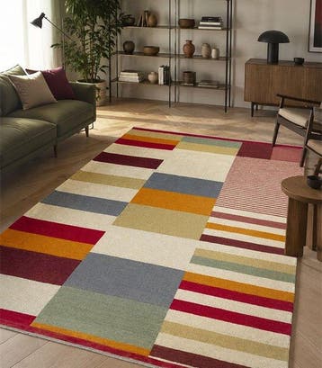Kilim Moderno - Vloerkleed - 245 cm - 175 cm, Huis en Inrichting, Nieuw