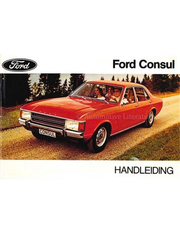 1972 FORD CONSUL INSTRUCTIEBOEKJE NEDERLANDS