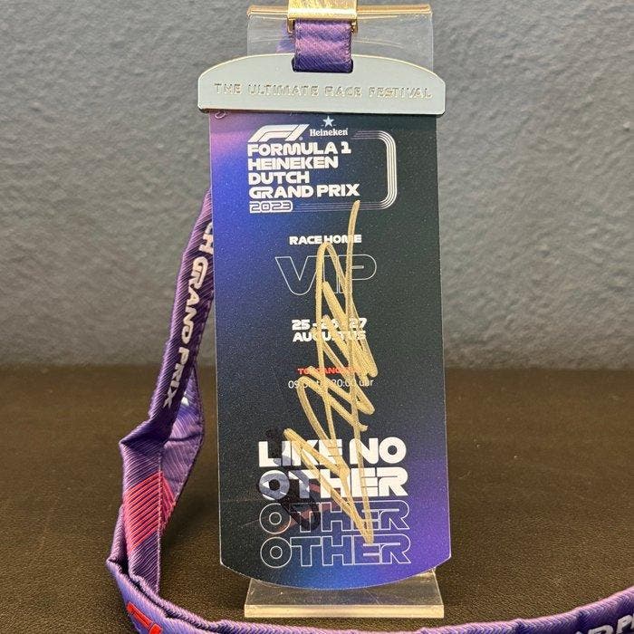 Red Bull Racing - Gp Dutch Grand Prix 2023 VIP Ticket - Max, Verzamelen, Automerken, Motoren en Formule 1